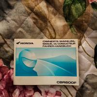 manuale uso e manutenzione Honda CBR 600 F 