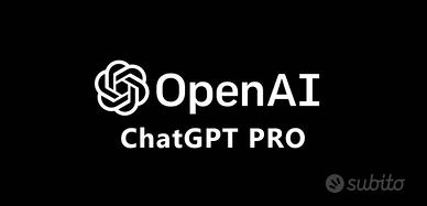 Accesso ChatGPT PRO – utilizzo a periodo