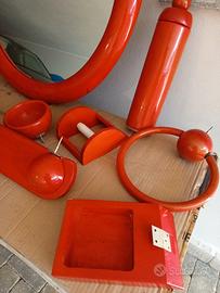 Set bagno completo legno laccato