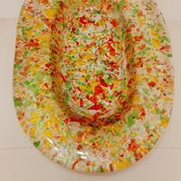 ciotola in vetro murano usato 