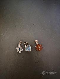 set ciondoli in oro 750