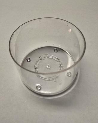 200 portacandele in plastic trasparente,contenitor