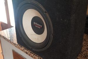 amplificatore + suv phonocar 