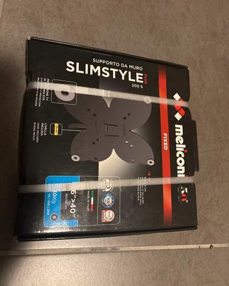 Meliconi supporto da muro tv, Slim style fisso.