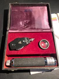Oftalmoscopio HEINE vintage anni ‘60 con custodia