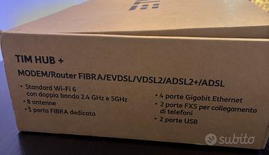 TIM HUB + MODEM/ROUTER