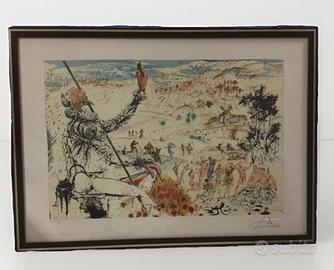 Salvador Dali  Quadro Don Chisciotte