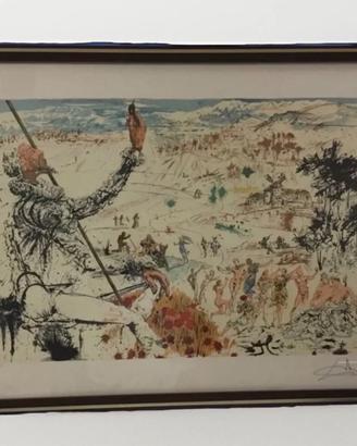 Salvador Dali  Quadro Don Chisciotte