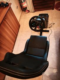 Volante con sedile e pedaliera LOGITECH 