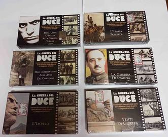 video-cassette con discorsi di Mussolini