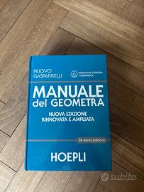 Manuale del Geometra - Nuovo Gasparelli ( Hoepli)