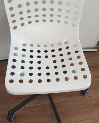 sedia da scrivania ikea mod skalberg bianco 