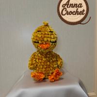 pulcino amigurumi 9cm in ciniglia | Peluche ha