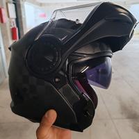 Casco modulare in carbonio