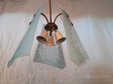 Lampadario vintage anni 50