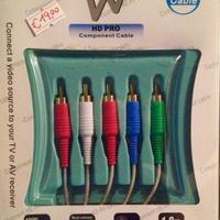 Nintendo Wii cavi scart/RCA dorati HD PRO