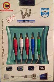 Nintendo Wii cavi scart/RCA dorati HD PRO