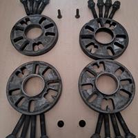 DISTANZIALI UNIVERSALI 4/5 FORI 12mm IN ALLUMINIO