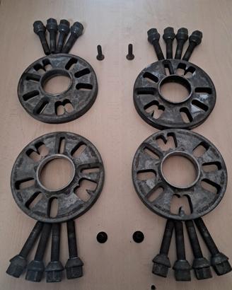 DISTANZIALI UNIVERSALI 4/5 FORI 12mm IN ALLUMINIO