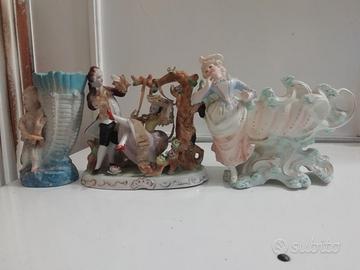 gruppo di antiche porcellane Germania XIX