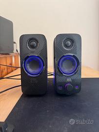 JBL Quantum Duo – Casse da gaming RGB Bluetooth