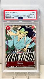 One piece Usopp op01-004 1st Anniversary PSA10 eng