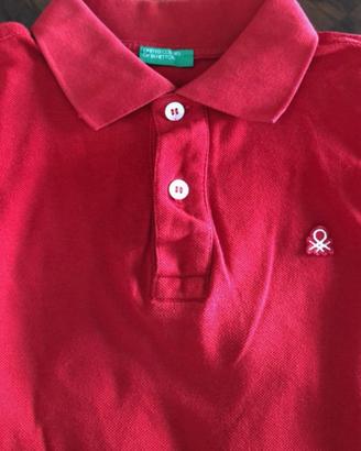 Polo benetton 8/9 anni