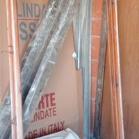 Portoncino legno più portafinestra