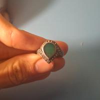 Anello Vintage in Argento 925, Marcasite e Pietra 