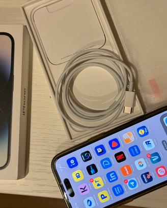 Iphone 14 Pro 128gb color graphite, perfetto!