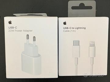 Alimentatore  USB-C 20W + Cavo Lightning -Iphone -