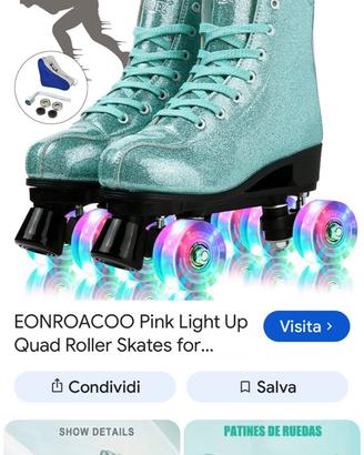 Pattini a rotelle misura 34 bambina