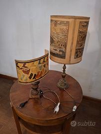 Coppia lampade da tavolo vintage TRENTO
