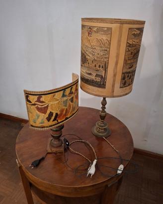 Coppia lampade da tavolo vintage TRENTO