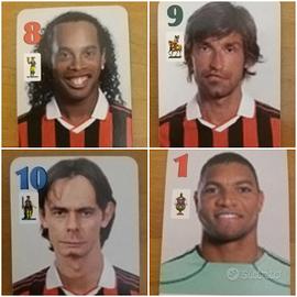 carte da gioco Milan anni 90