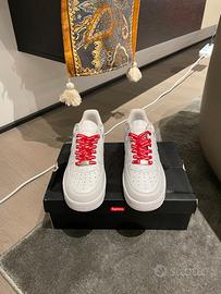 Nike Air Force 1 Low Supreme White 42