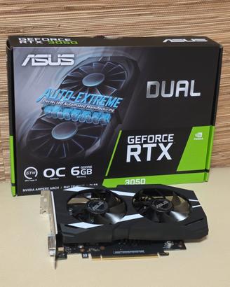 ASUS DUAL RTX3050 OC, 6 GB