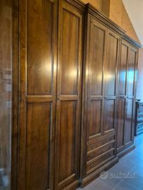 camera da letto in arte povera