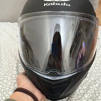 Casco modulare con doppia visiera