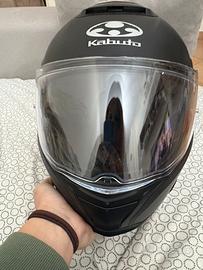 Casco modulare con doppia visiera