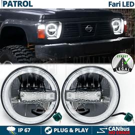 FARI LED Angel Per NISSAN PATROL GR Y60 OMOLOGATI