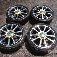 Cerchi e gomme estive 500 abarth 205/40/17