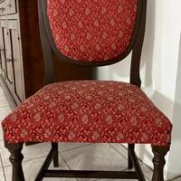 Sedia legno e tessuto