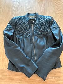 Giacca in pelle Versace