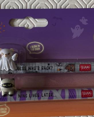 Set 2 Penne Gel Legami "Lovely Friends - Spooky Pa