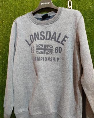 felpa Lonsdale taglia M in cotone 
