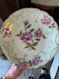 Piatto Altenburg vintage rose oro