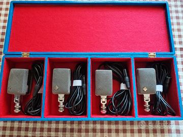 Set n.4 microfoni Davoli Krundaal 613