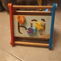 Gioco multi attività in legno - bimbi 0-3 anni