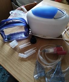 apparecchio aerosol con tutti gli accessori